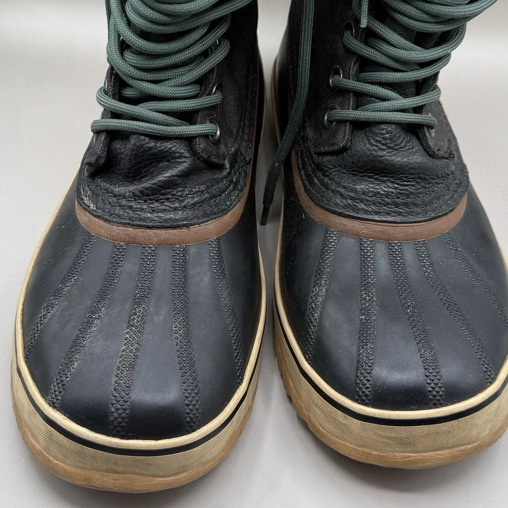 Sorel‎ 1964 Premium T Mens A 10 Brown Waterproof Canvas Winter Duck Boots NM1560